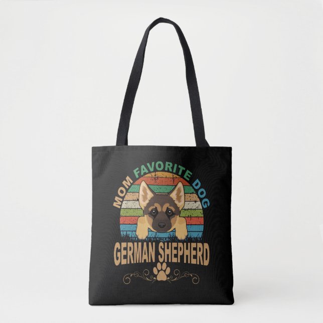 6 Mamma Favorite Hund German Shepherd Tygkasse (Framsida)