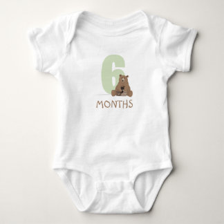 6 månaders mamma och baby t shirt