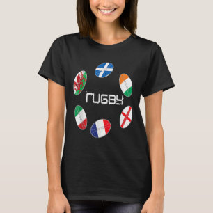6 nationer rugby tshirt T-Shirt