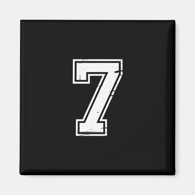 6 Nummer 67 Sex Sju Meme  Magnet (Framsidan)