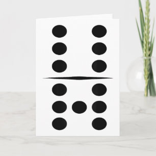 6 Och 7 Dominoplatta Rolig Grupp 67 Dominos Kostym Kort