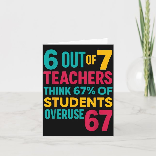6 Out Of 7 Teachers Think 67% Students Overuse Quo Kort (Framsida)