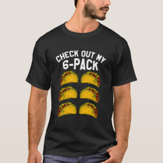 6 Pack Fitness Taco Mexikansk Gymtop För Taco T Shirt
