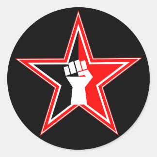 6 Packs anarkosyndikalist Revolutionary Stickers Runt Klistermärke