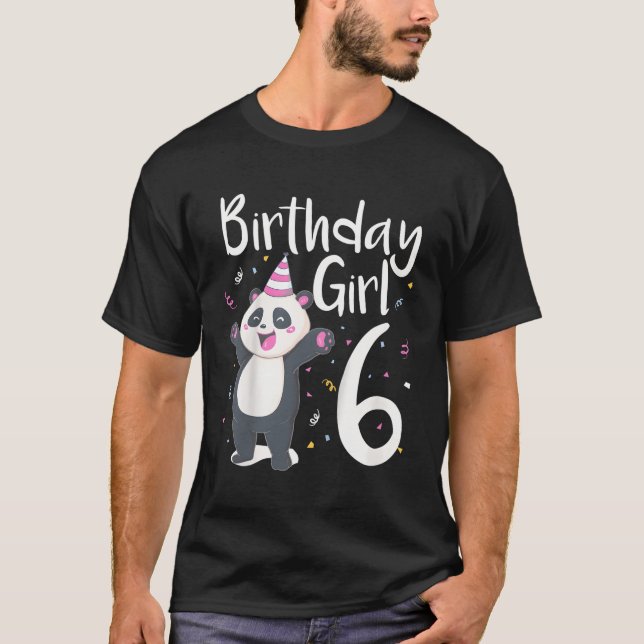 6 Panda 6e Py T Shirt (Framsida)
