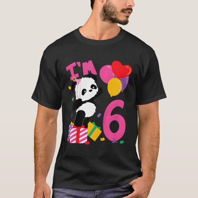 6 Panda T Shirt (Framsida)