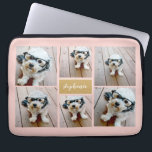 6 Photo Collage Namn-minimalist - kan redigera fär Laptop Fodral<br><div class="desc">Använda dina fyrkantiga Instagram-foton för bästa resultat! OM DU VILL ÄNDRA BAKGRUND - klicka på det anpassade eller avancerade designområdet och välj ett färg i färg-väljaren. Ett konstnärligt sätt att visning ditt bästa bilder för fotodelning.</div>