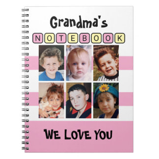6 photo love you pink grandma's anteckningsbok