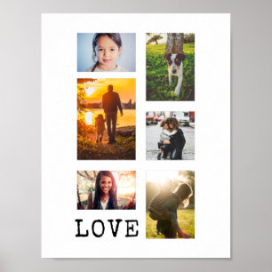 6 Photo Ram Collage Poster