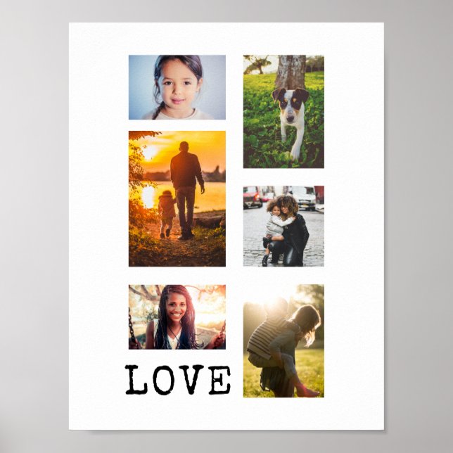 6 Photo Ram Collage Poster (Framsidan)