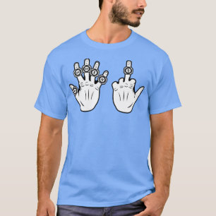 6 Ringar Pitt Gult T Shirt