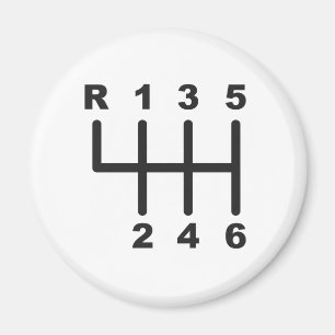 6 rusa förskjutningsgrinden magnet