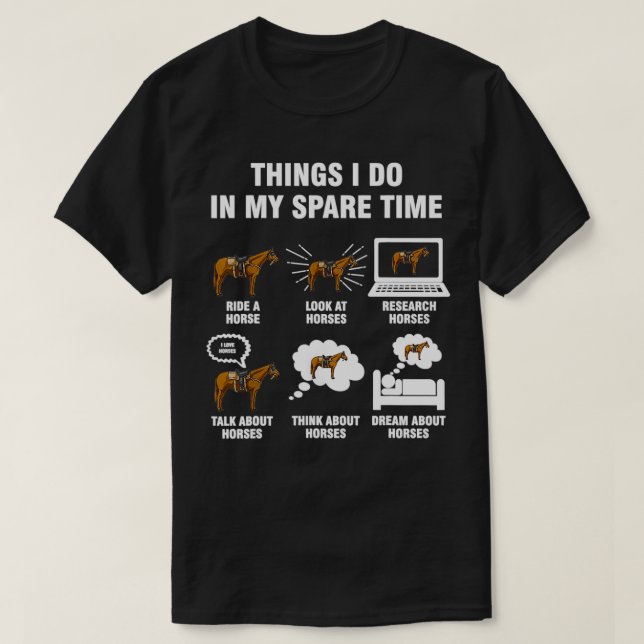 6 Sak i min vilotid, rängning T Shirt (Design framsida)
