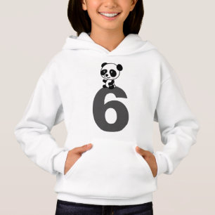 6 SEX PANDA BEAR T-Shirts ÅLDER