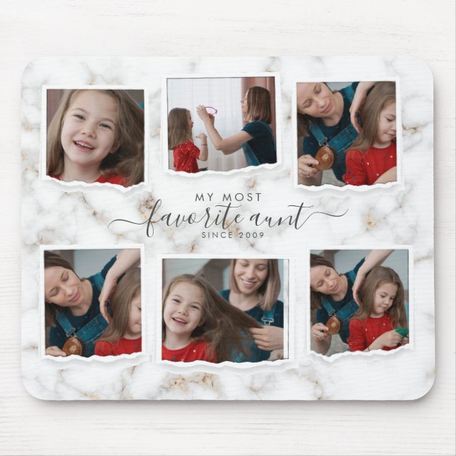 6 Sex Photo Collage Unty Modern Elegant Family Musmatta (Framsidan)