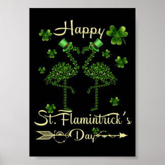6 Söt Patrick-gåva Glad St Flamintricks dag Poster