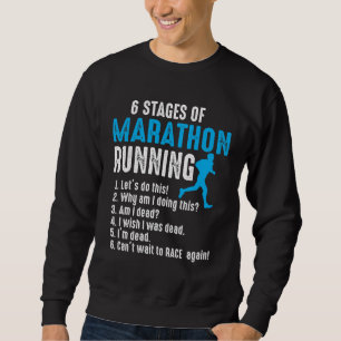 6 Steg i Marathon Running Springer Triathlon Sprin Lång Ärmad Tröja