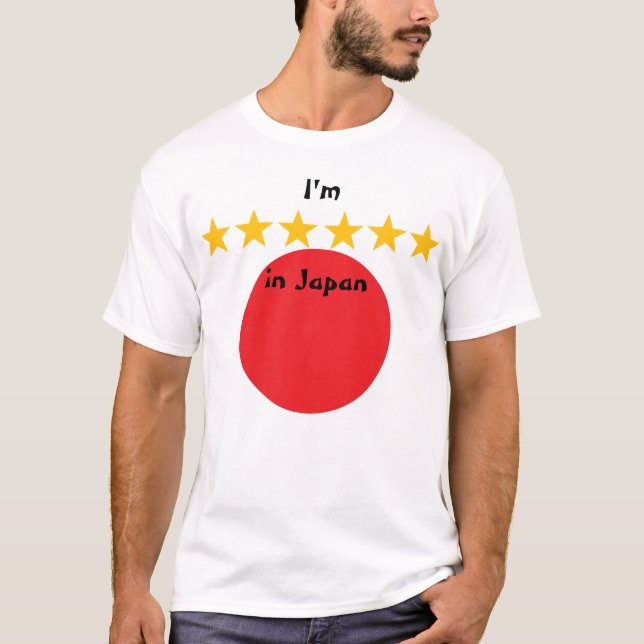 6 stjärnor i Japan T Shirt (Framsida)