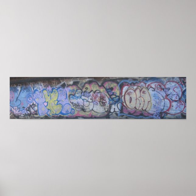 6 Tåg Graffiti Poster (Framsidan)