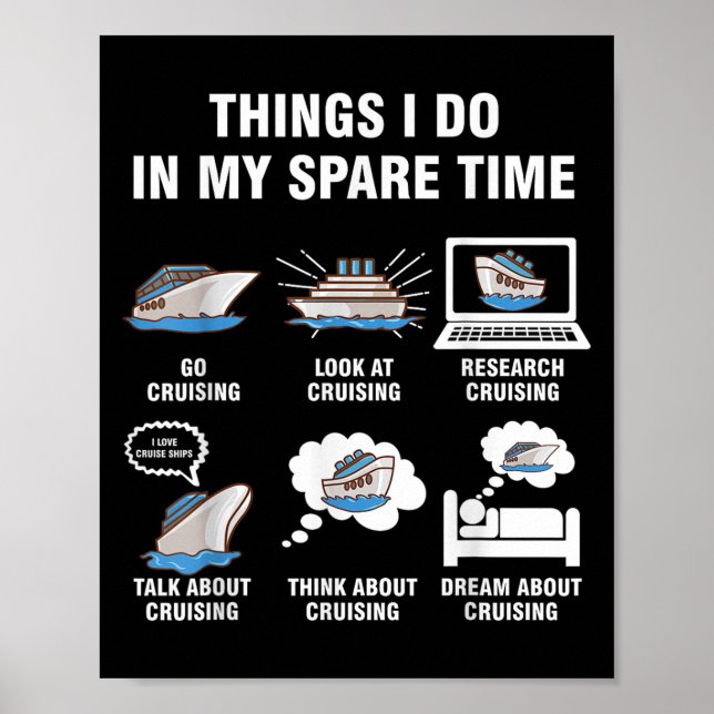 6 Things I Do In My Spare Time - Cruising Lovers  Poster (Framsidan)