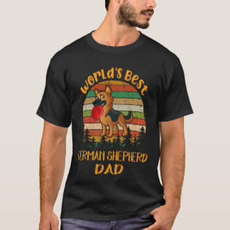 6 Världens bästa tyska herde Pappa tyska herde T Shirt