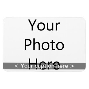 6" x4" landskap fotomagneten (vittext) magnet