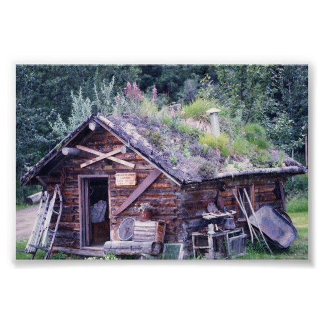 6 x 4 foto vid Denali (Framsidan)