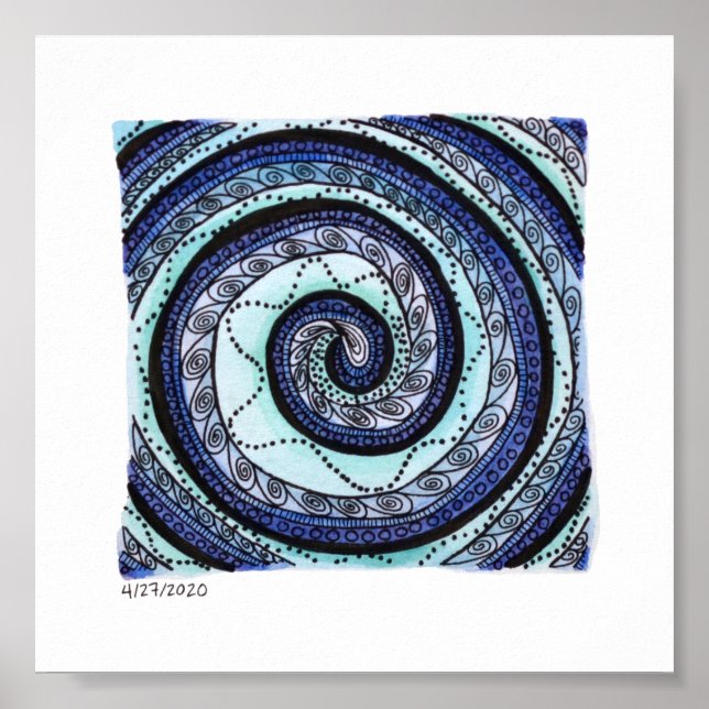 6 x 6 Skriv ut - 4-27-2020 Poster (Framsidan)