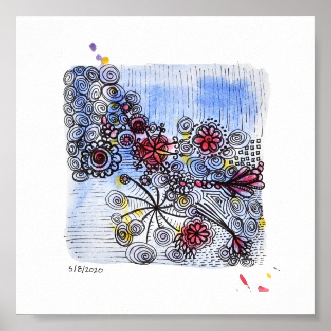 6 x 6 Skriv ut - 5-8-2020 Poster (Framsidan)