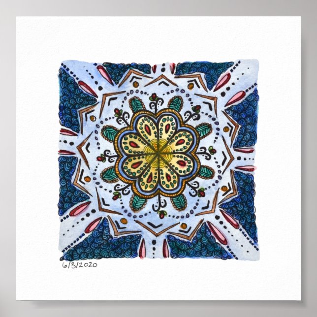 6 x 6 Skriv ut - 6-3-2020 Poster (Framsidan)