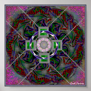 6 x 6 tum, Poster Pappert (projektionsyta)