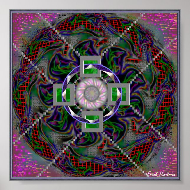 6 x 6 tum, Poster Pappert (projektionsyta) (Framsidan)