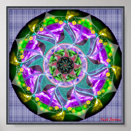 6 x 6 tum, Poster Pappert (projektionsyta)