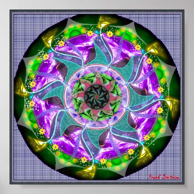 6 x 6 tum, Poster Pappert (projektionsyta) (Framsidan)