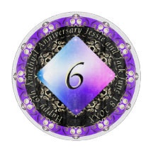 6e Amethyst Bröllop-årsdagen