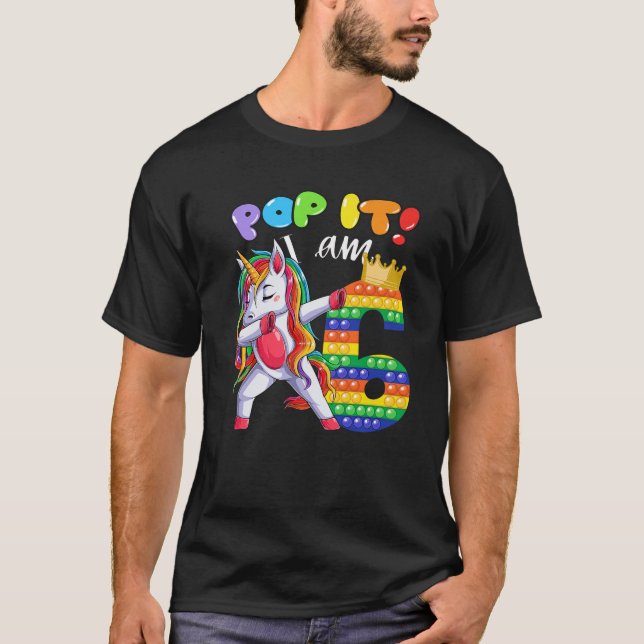 6e är 6 år t shirt (Framsida)