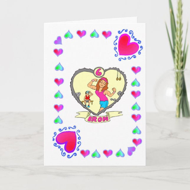 6e-årsdagen - Järn Kort (Framsida)