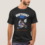 6e Birthday Boy Dirt Bike Kids 6 år gamla pojkar M T Shirt<br><div class="desc">6e Birthday Boy Dirt Bike Kids 6 år gammal Boys Motocross.</div>