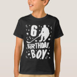 6e Birthday Boy Ice Hockey Kids 6 år gammal Party T Shirt<br><div class="desc">6e Birthday Boy Ice Hockey Kids 6 år gammal Party Gift</div>