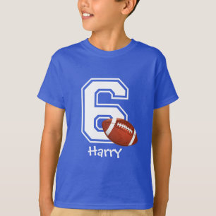 6e Birthday boyfotboll personlig-2 Tee