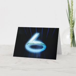 "6e BIRTHDAY CARD" Kort