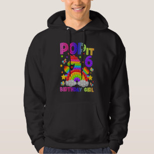 6e Birthday Fidget Leksak Pop Det är Birthday Girl Hoodie