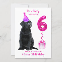 6e-dagspumpens tema - Cute Hund Girl Girl Pawty