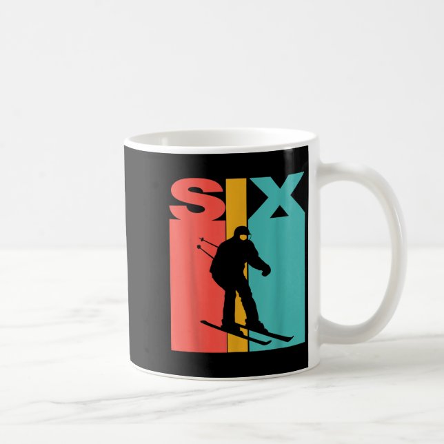 6e, födelsedag: 6 år gamla pojkar födelsedag kaffemugg (Höger)