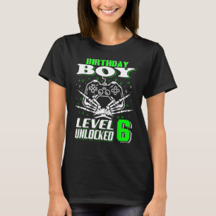 6e födelsedag 6 Olåst födelsedag 6 år T Shirt