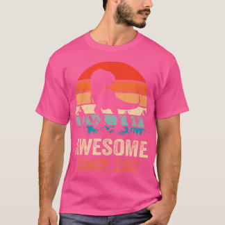 6e födelsedag Dinosaur 6-årig pojke Kids Fantastis T Shirt