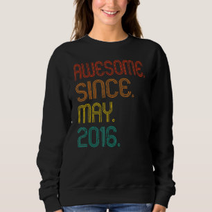 6e födelsedag Fantastisk sedan maj 2016 6 år gamla T Shirt