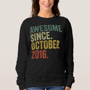 6e födelsedag Fantastisk sedan oktober 2016 6 år g T Shirt