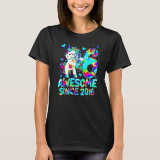 6e födelsedag, färgämne 6 år gammal encorn G T Shirt