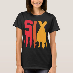 6e födelsedag - spelarspel för spelaren för spelar t shirt